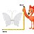 Borboleta Decorativa De Led Quente 60cm Bivolt 1091968 - Imagem 3