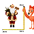 Boneco Natalino Papai Noel Decorativo 45x25cm 1UN 1096914G - Imagem 3