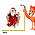 Boneco Natalino Papai Noel Decorativo Sentado 76cm 1UN PN2295 - Imagem 3