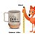 Caneca dia dos Pais Vidro Cork 350ml Brasfoot - Imagem 3