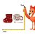 Caneca Natalina Boneco De Neve C/Pires 7cm 1UN MP1509 - Imagem 3