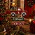 Placa Natalina Happy Holidays 26cm 1Un DG1550 Cromus - Imagem 2