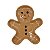Petisqueira Natalina Biscoito Ginger 20cm MP959 - Imagem 1