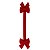 Laço Escapulário Vermelho De Veludo 180x49cm 1Unid 3124142 - Imagem 1