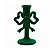 Castiçal Porta Vela De Laço Verde 20cm 1unid 3113182 - Imagem 1