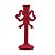 Castiçal Porta Vela De Laço Vermelho 24cm 1unid 3113185 - Imagem 1