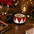Mini Tambor Natalino Circo De Noel Vermelho e Preto 3116411 12cm 1Un - Imagem 2