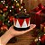 Mini Tambor Natalino Circo De Noel Vermelho e Preto 3116412 16cm 1Un - Imagem 2