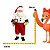 Boneco Natalino Papai Noel Fanny Tenista 24cm 1UN 3109760 - Imagem 3