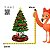 Cenario P/ Vila Natalina Arvore De Natal C/ Trem 45cm 3108566 - Imagem 3