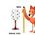 Taça De Vinho Tinto Natalina Laços C/1Un 600ml 1092941 - Imagem 3