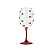Taça De Vinho Tinto Natalina Laços C/1Un 600ml 1092941 - Imagem 1