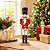 Soldadinho de Chumbo Decorativo Guarda Real Tambor 38cm 1Unid 1006037 - Imagem 2