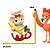 Boneco Natalino Ratinha Chef Na Xicara 105x14cm Resina 1UN 3111471 - Imagem 3