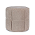 Puff Bege Em Veluso E MDF 38x40x40cm 22755 - Imagem 1