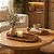Bandeja Decorativa Em Madeira e Rattan 5x40x23,5cm 22664-P - Imagem 2