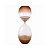 Ampulheta Vidro Bege 30min 23016 Mart - Imagem 1