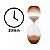 Ampulheta Vidro Bege 30min 23016 Mart - Imagem 3