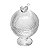 Potiche de Cristal com Pé Bird 8,5cm x 8,5cm x 13cm 20741 Wolff - Imagem 3