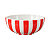 Prato Bowl Milano Ceramico Vermelho Claro 280ml 32432 C/1Unid Tuut - Imagem 1