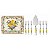 Jogo Talher P/ Bolo Limone C/7PCS 31802 Tuut - Imagem 1
