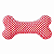 Almofada Natalina Pet Mania Osso 3113451 22x46cm - Imagem 1