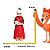 Boneco Natalino Mamae Noel Decorativo C/bandeja Pantufa Em Poa 31cm 1UN 3118740 - Imagem 3