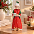 Boneco Natalino Mamae Noel Decorativo C/bandeja Pantufa Em Poa 31cm 1UN 3118740 - Imagem 2