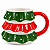 Caneca Natalina Circo De Noel Arvore Listrada De Noel 9x15cm 1UN 3118433 - Imagem 1