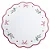 Prato Sousplat Natalino Laço 33cm C/1UN 3110685 - Imagem 1