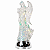 Anjo C/Led Branco E Agua 29x10cm 3AA C/1UN 3108915 - Imagem 1