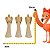 Figura Decorativa Anjo Dourado 25x7cm 3113491 1Unid - Imagem 3