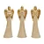 Figura Decorativa Anjo Dourado 25x7cm 3113491 1Unid - Imagem 1