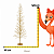 Arvore de Natal Decorativa 120cm C/1500L Strobo Quente BIVOLT 1UN 1081982 - Imagem 3