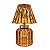 Mini Abajur de Mesa Shine Lighting Marrom 20,5x11,5cm 3 Tons Usb 62273 Woff - Imagem 1