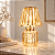 Mini Abajur de Mesa Shine Lighting Ambar 20,5x11,5cm 3 Tons Usb 62274 Woff - Imagem 3