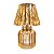 Mini Abajur de Mesa Shine Lighting Ambar 20,5x11,5cm 3 Tons Usb 62274 Woff - Imagem 1