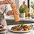 Moedor de Sal e Pimenta 22cm Natural Em madeura 22418 Wolff - Imagem 2