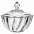 Potiche De Vidro Twist 17,5x19cm 62059 Wolff - Imagem 1