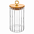 Pote Porta Mantimentos VIdro Borossilicato Classic 800ml 15x9cm 20670 Wolff - Imagem 1