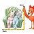 Coelho De Pascoa Cute Family Casal De Pijama 16cm 1Un - Imagem 3
