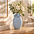 Vaso Ceramica Gardenia Bouquet 9,7x14,7cm Azul 18525 Wolff - Imagem 2