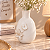 Vaso Ceramica Gardenia Flor 7,5x12,5cm bege 18520 Wolff - Imagem 2