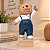 Escultura Ursinho Teddy C/Aviao 13x22cm Resina 62227 - Imagem 2