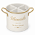 Porta Utensilios Metal Olina Off White 9x10x13cm 21819 Wolff - Imagem 1