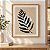 Quadro Decorativo Folha Aberta 40x50cm Wofff 62201 - Imagem 2