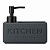 Saboneteira Para Cozinha Em Ceramica Chumbo 380ML 61813 - Imagem 1