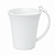 Caneca Birds Porcelana Branco 300ml 26437 Wolff - Imagem 1