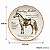 Prato De Sobremesa Cavalo Mangalarga Marchador Pet Mania 21,5cm Porto Brasil - Imagem 3