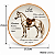 Prato De Sobremesa Cavalo Árabe Pet Mania 21,5cm Porto Brasil - Imagem 3